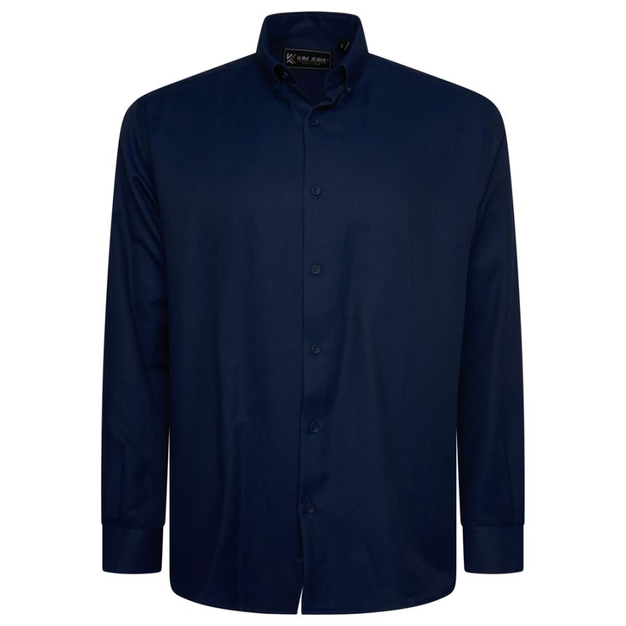 A11827 Kam Dobby Weave Shirt (Navy)