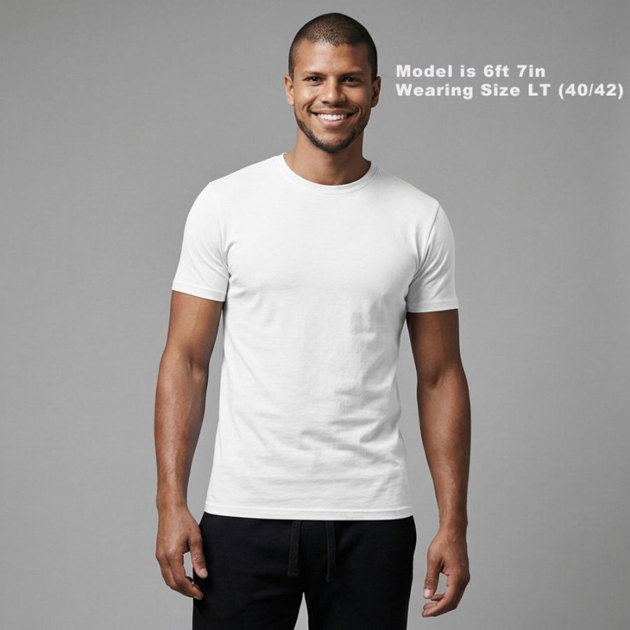 A11834XT Tall Fit John Banks Slim Fit T-Shirt (White)