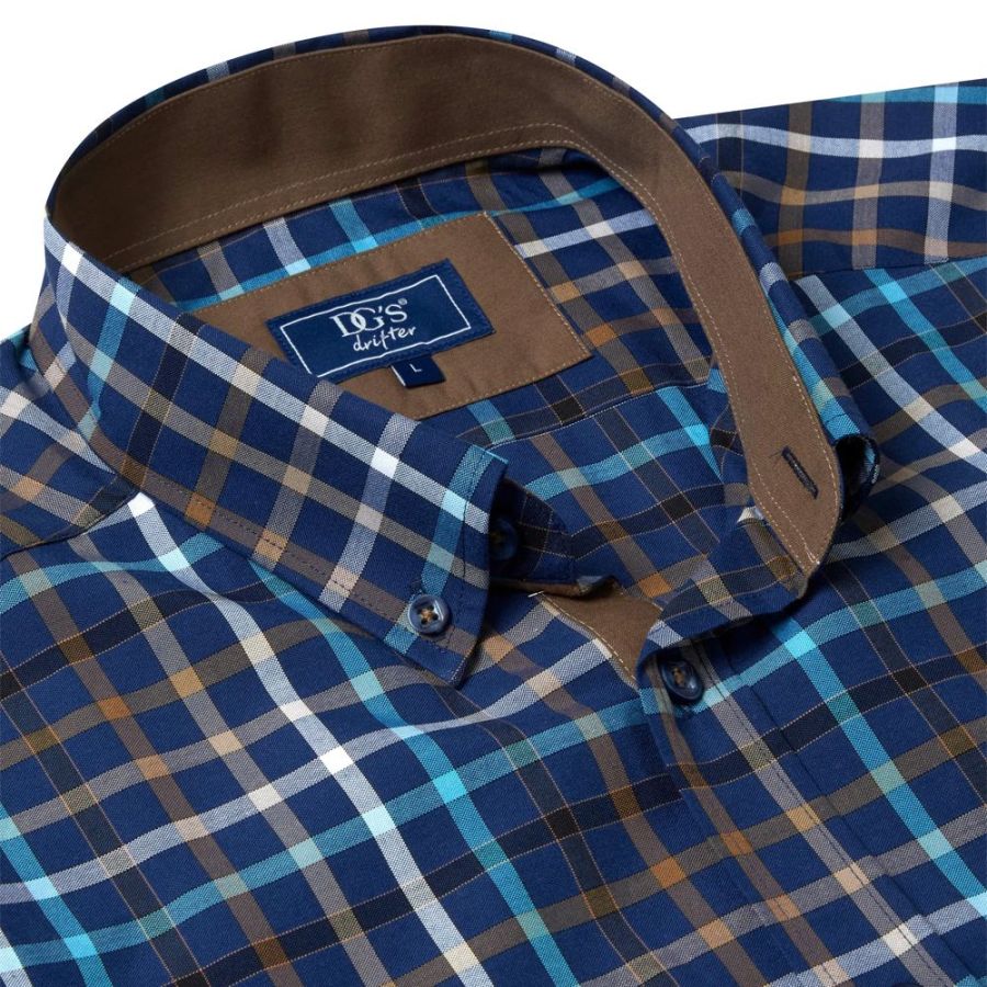 A11839 DG's Drifter Short Sleeve Check Shirt