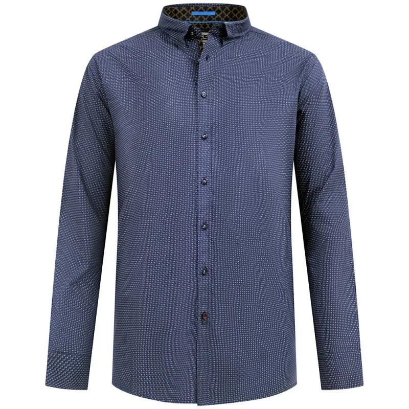 A11853XT Tall Fit D555 Micro Blue AOP Shirt