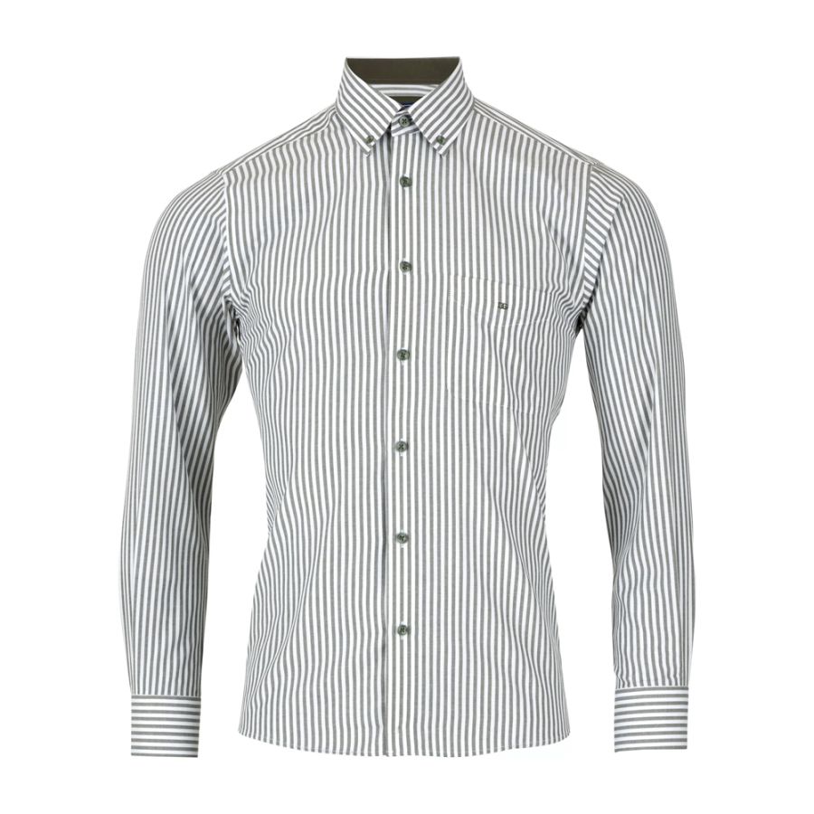 A11859 DG's Drifter Casual Stripe Shirt (Green)