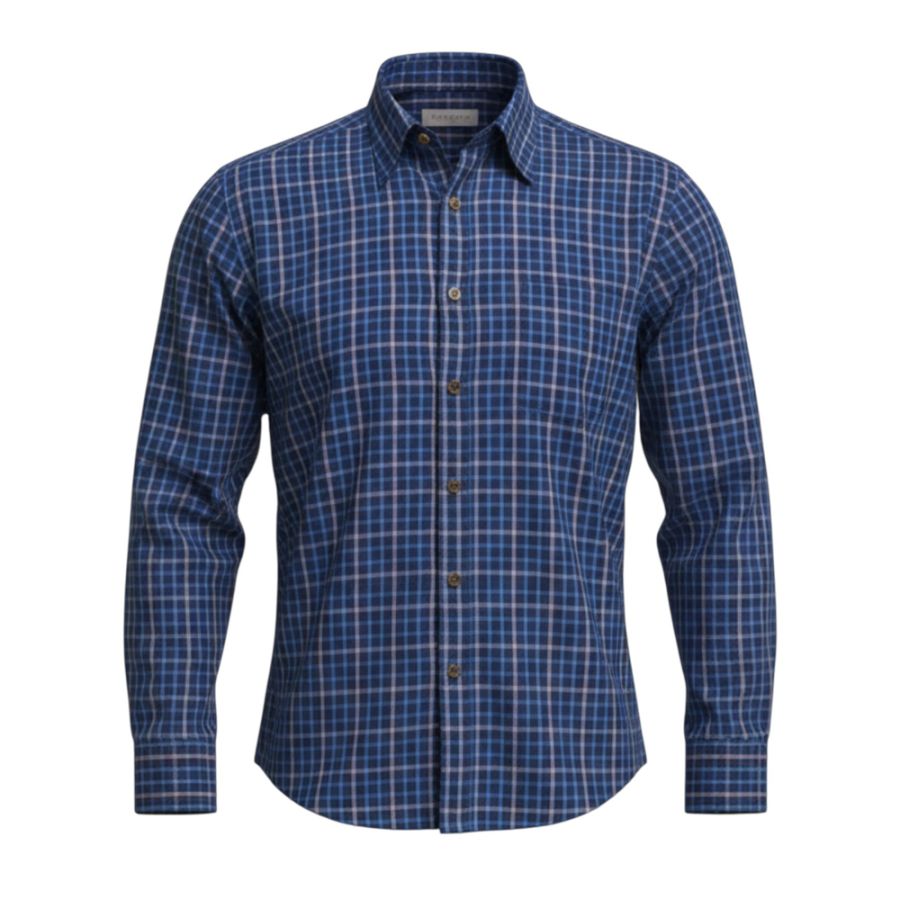 A11865 Double Two Tattersall Check Shirt