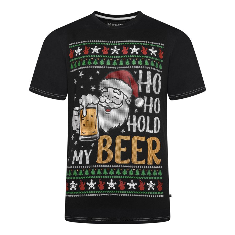 A11867 Kam Ho Ho Beer Print Tee