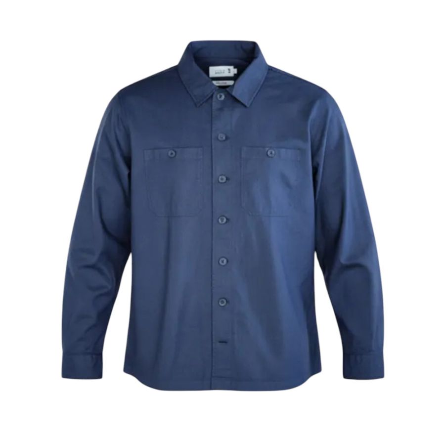 A11871 Double Two Overshirt (Navy)