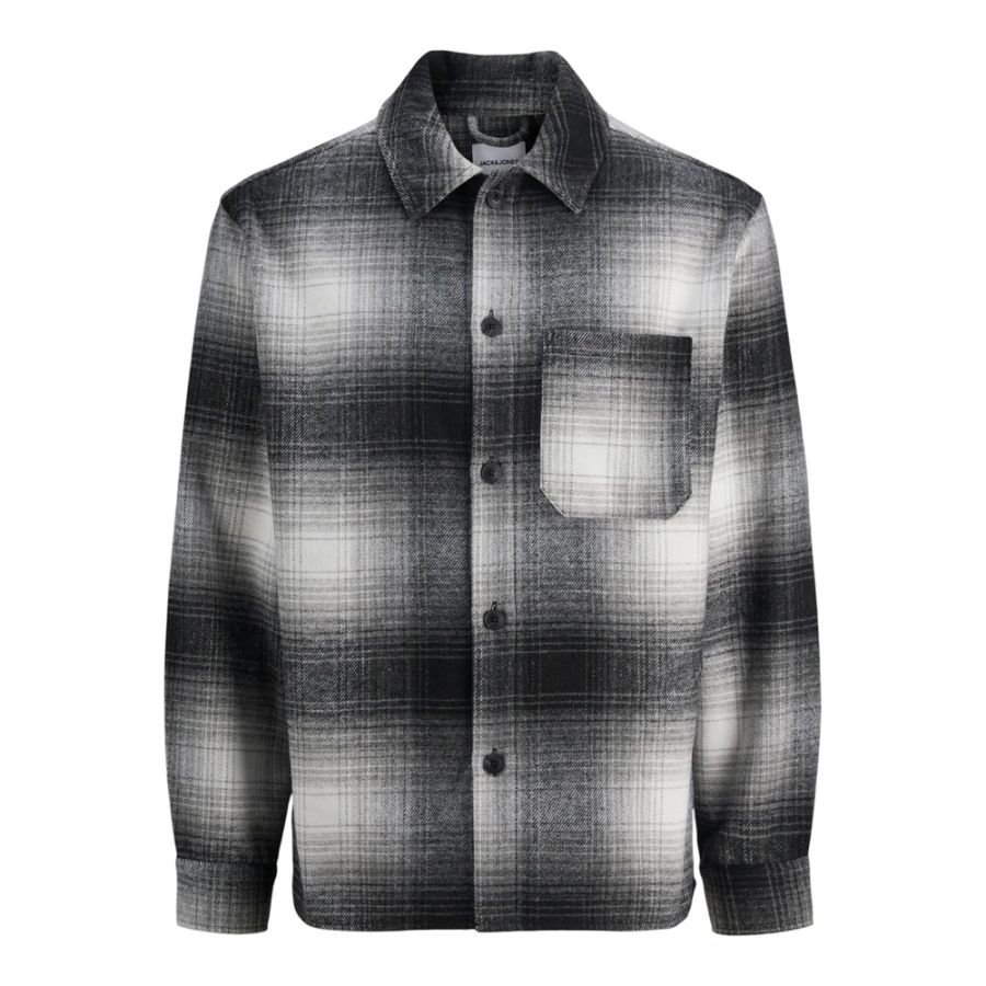 A11878 Jack & Jones Heavy Brush Overshirt Jacket (Grey)