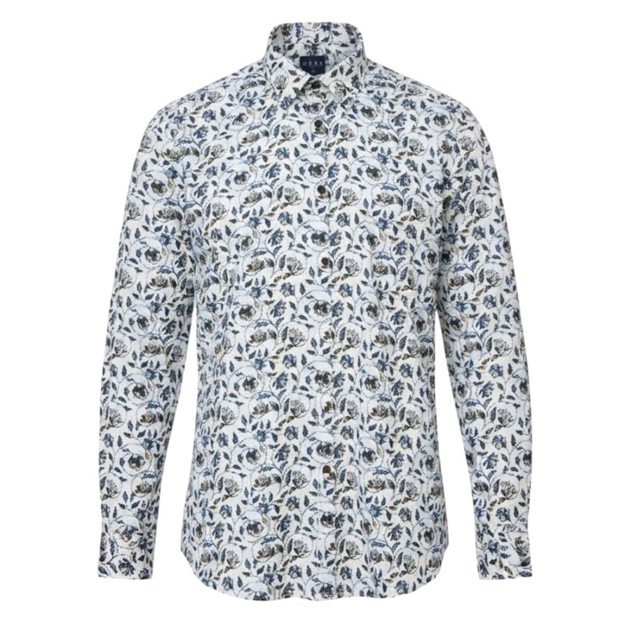 A11893 Marvelis Casual Floral Print Shirt