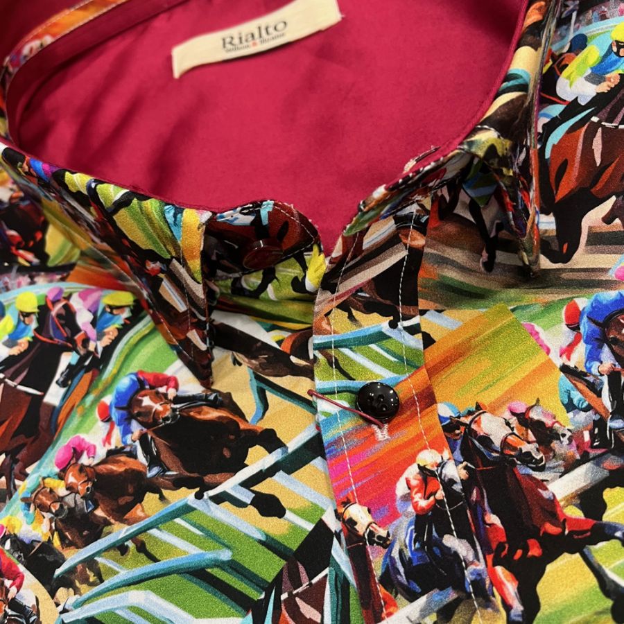 A11902 Rialto Long Sleeve Horse Racing Shirt