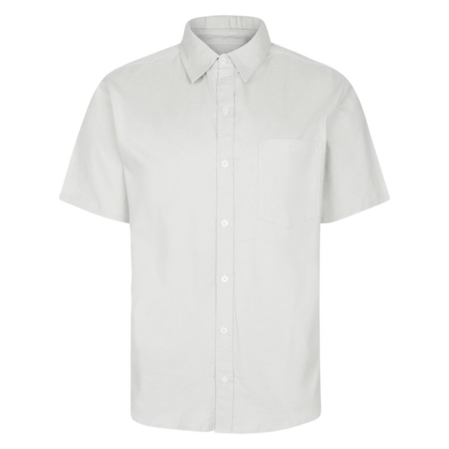 A11906S Ed Baxter Stretch Oxford Shirt (White)