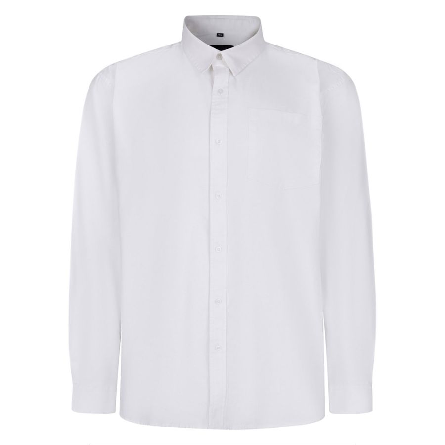 A11908L Ed Baxter Stretch Oxford Shirt (White)