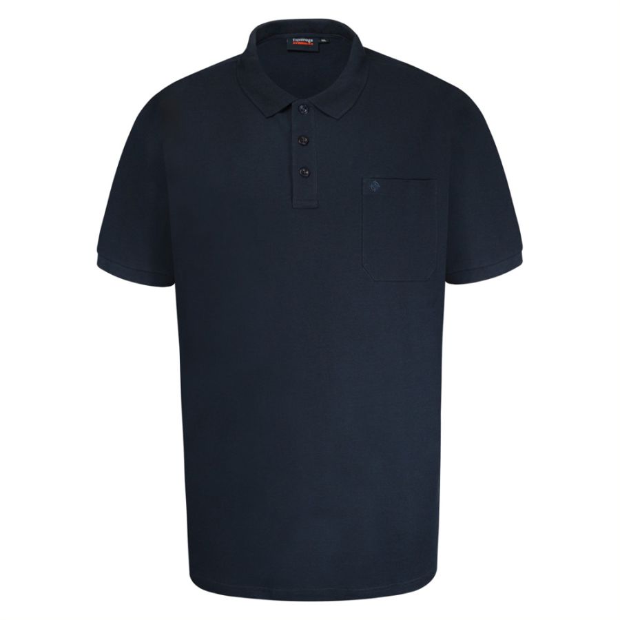 A11912 Espionage Pique Polo Shirt with Chest Pocket (Navy)
