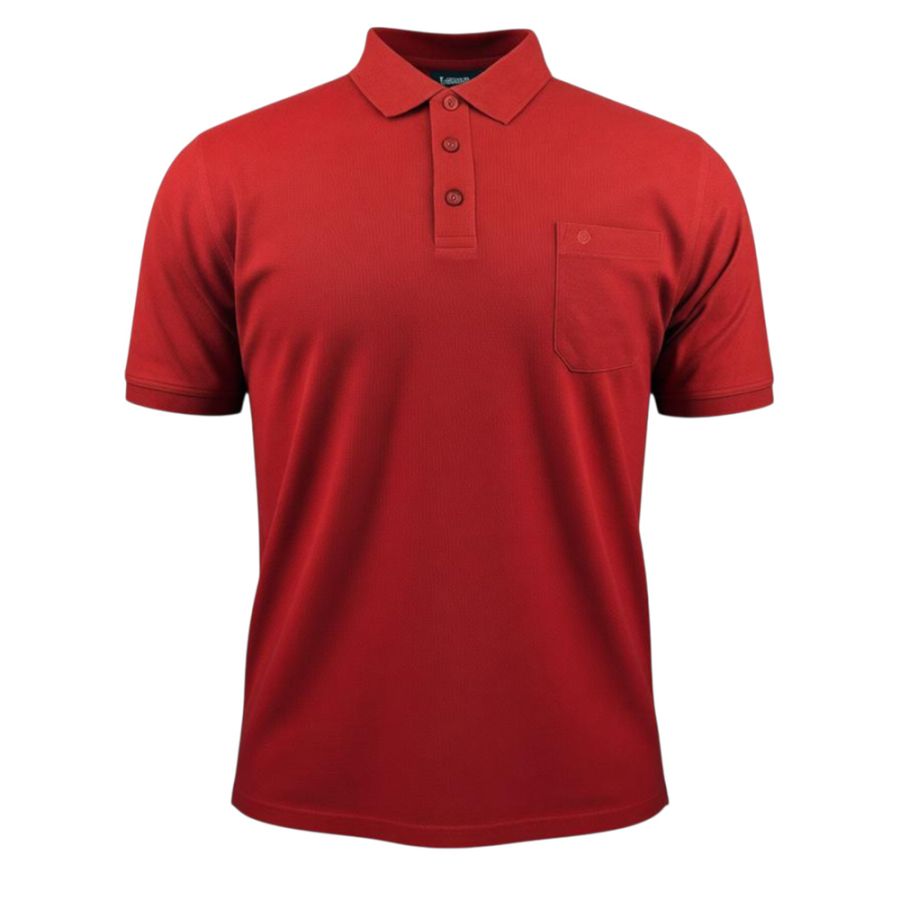 A11912 Espionage Pique Polo Shirt with Chest Pocket (Terracotta)
