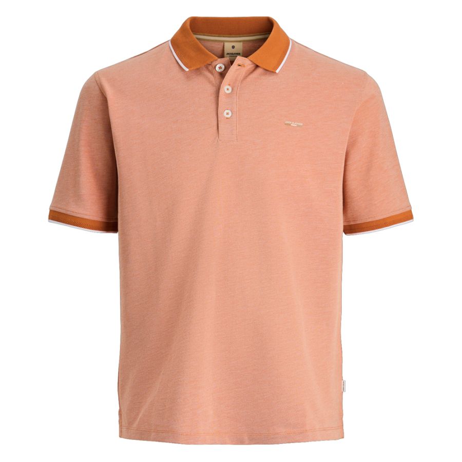 A11917 Jack & Jones Polo Shirt (Orange)