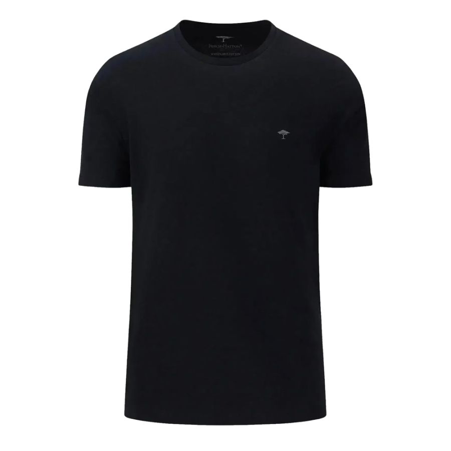 A11919 Fynch Hatton Crew Neck T-Shirt (Black)