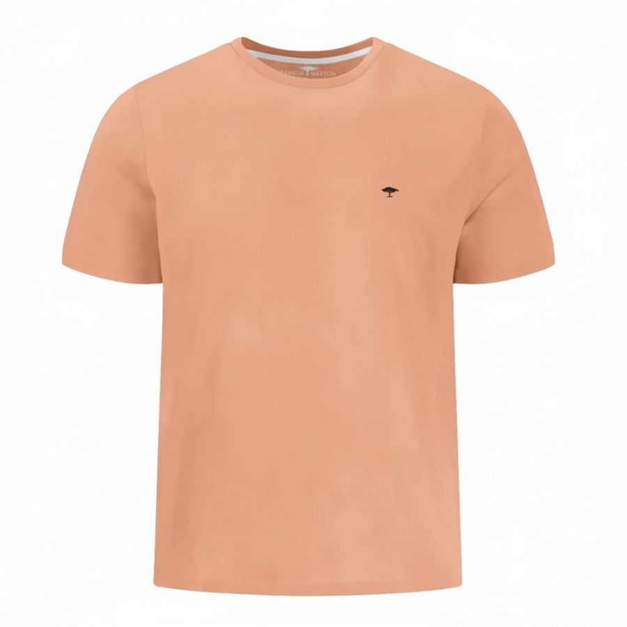 A11919 Fynch Hatton Crew Neck T-Shirt (Tangerine)