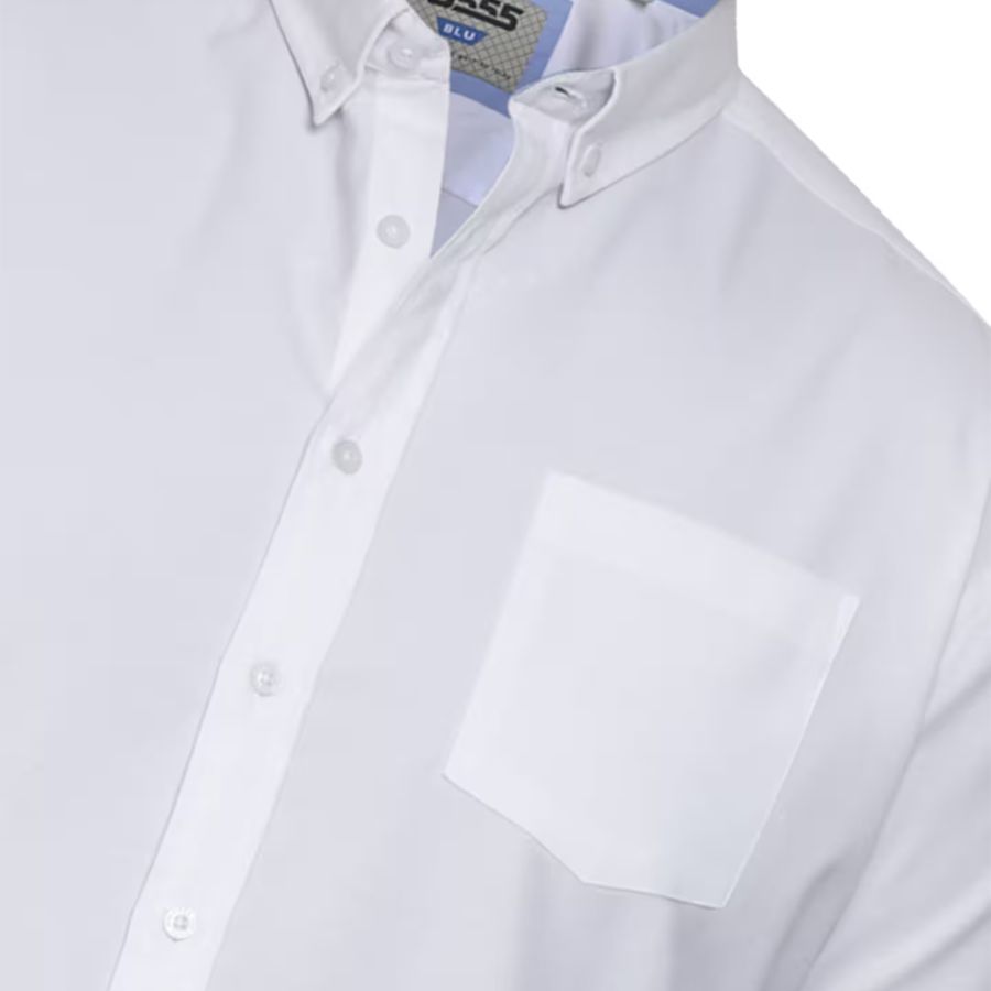 A11921XT Tall Fit D555 Oxford Long Sleeve Shirt (White)