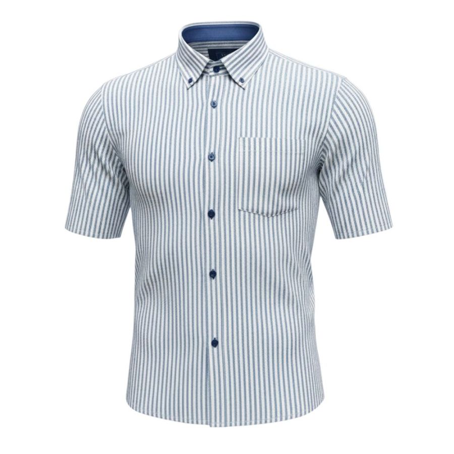 A11926 DG's Drifter Bengal Stripe Shirt (Blue)