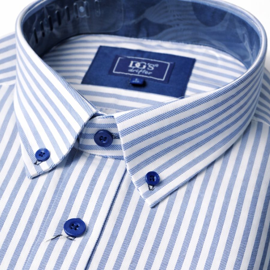 A11926 DG's Drifter Bengal Stripe Shirt (Blue)