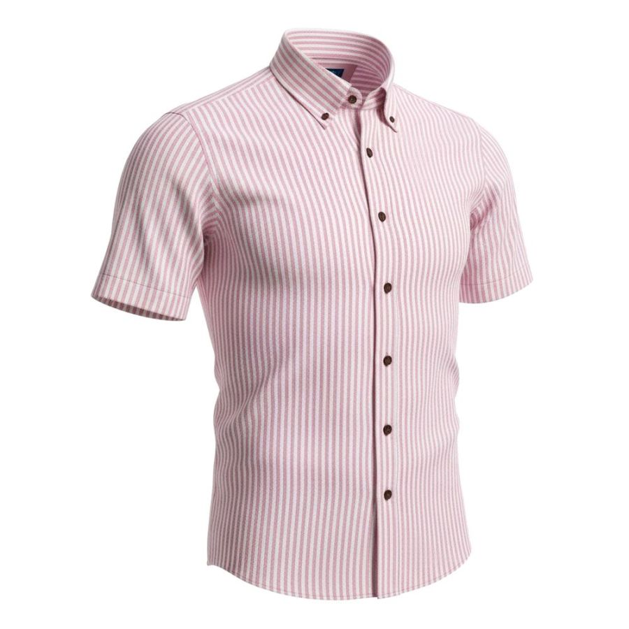A11926 DG's Drifter Bengal Stripe Shirt (Pink)