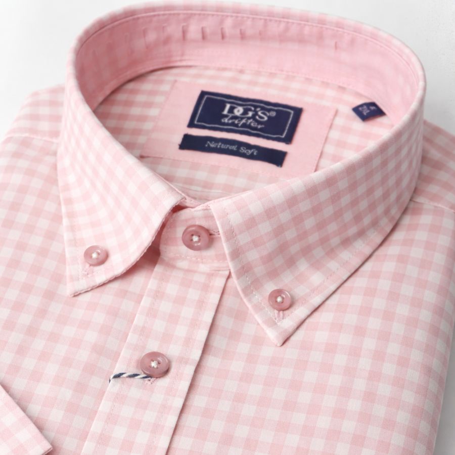 A11930 DG's Drifter Gingham Check Shirt (Pink)