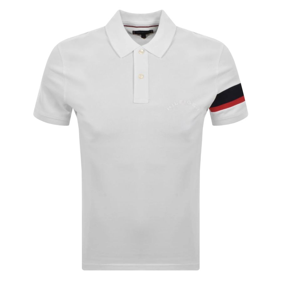 A11935 Tommy Hilfiger Sleeve Tape Polo Shirt