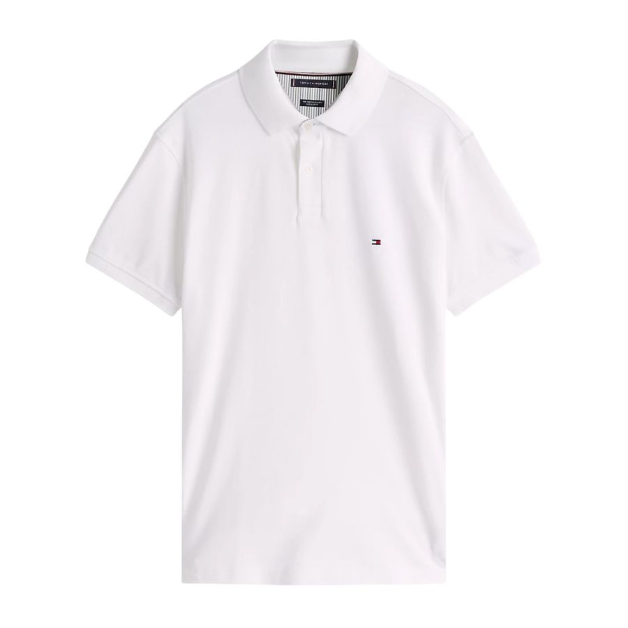 A11936 Tommy Hilfiger Stretch Pique Polo Shirt (White)
