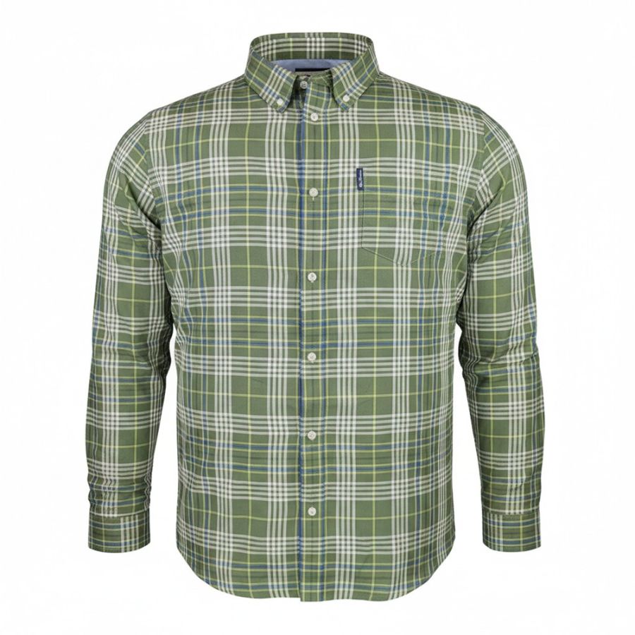 A11948 Ben Sherman Check Shirt (Green)