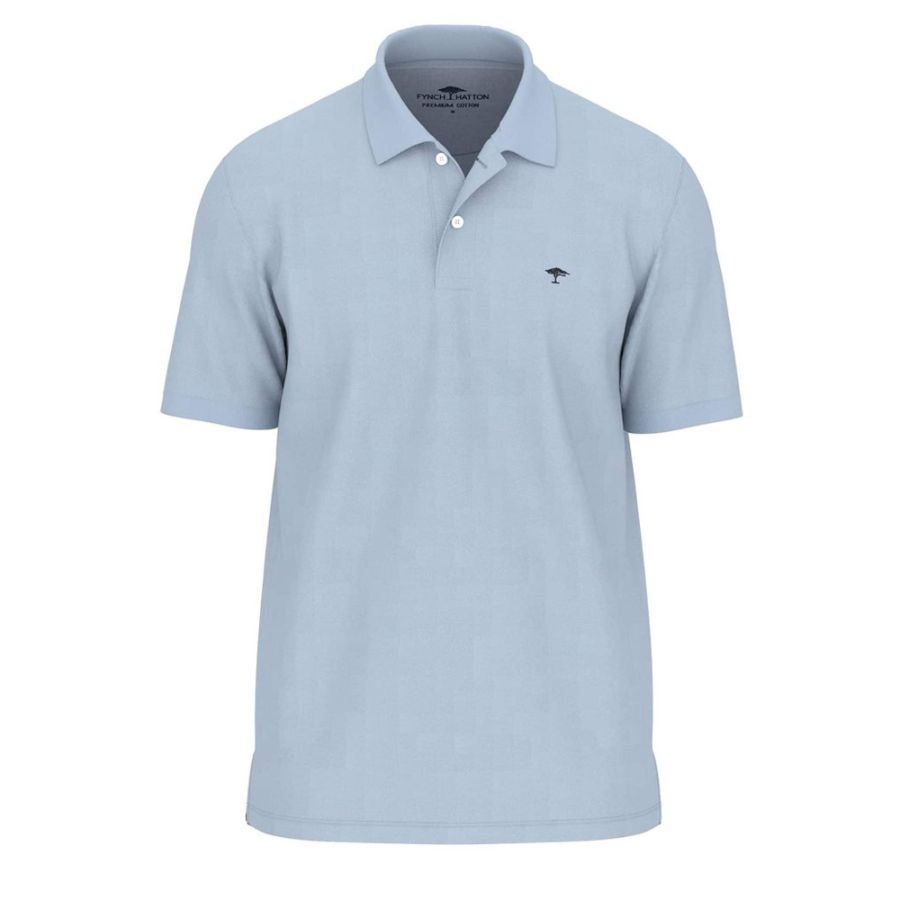 A11955 Fynch Hatton Premium Cotton Polo (New Breeze)