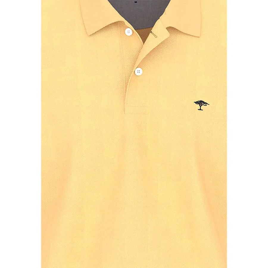 A11955 Fynch Hatton Premium Cotton Polo (Pale Yellow)
