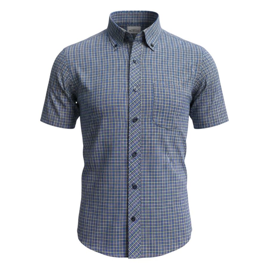 A11971 Ben Sherman Mini Gingham Shirt