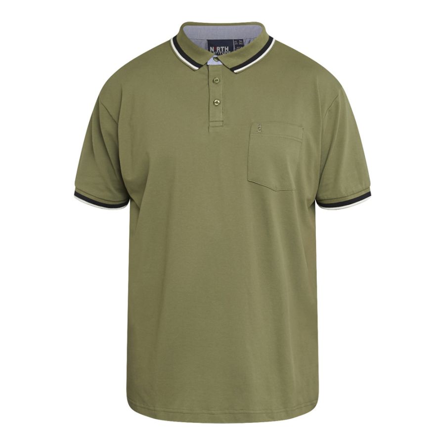 A11980XT Tall Fit North Latitude Superflex Pique Polo (Olive)