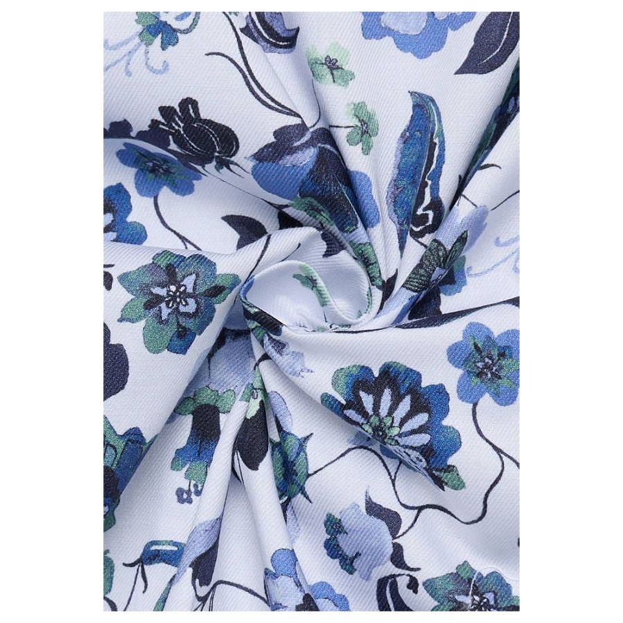 A11983XT Eterna Modern Fit Fancy Print Shirt (Navy)