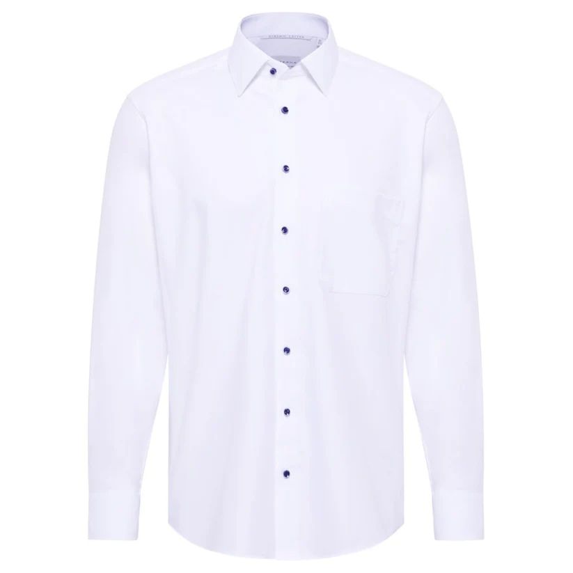 A11984XT Tall Fit Eterna Modern Fit Textured Shirt (White)