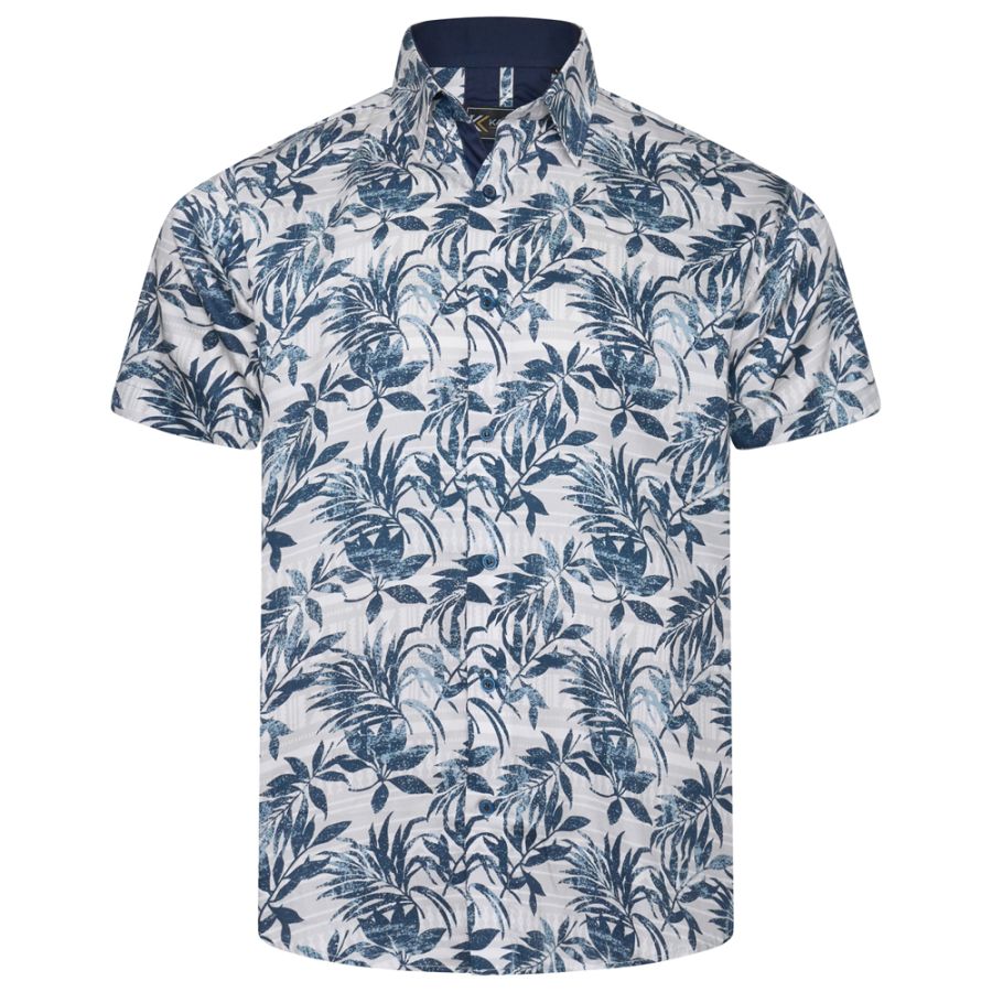 A11992 Kam Floral Print Shirt