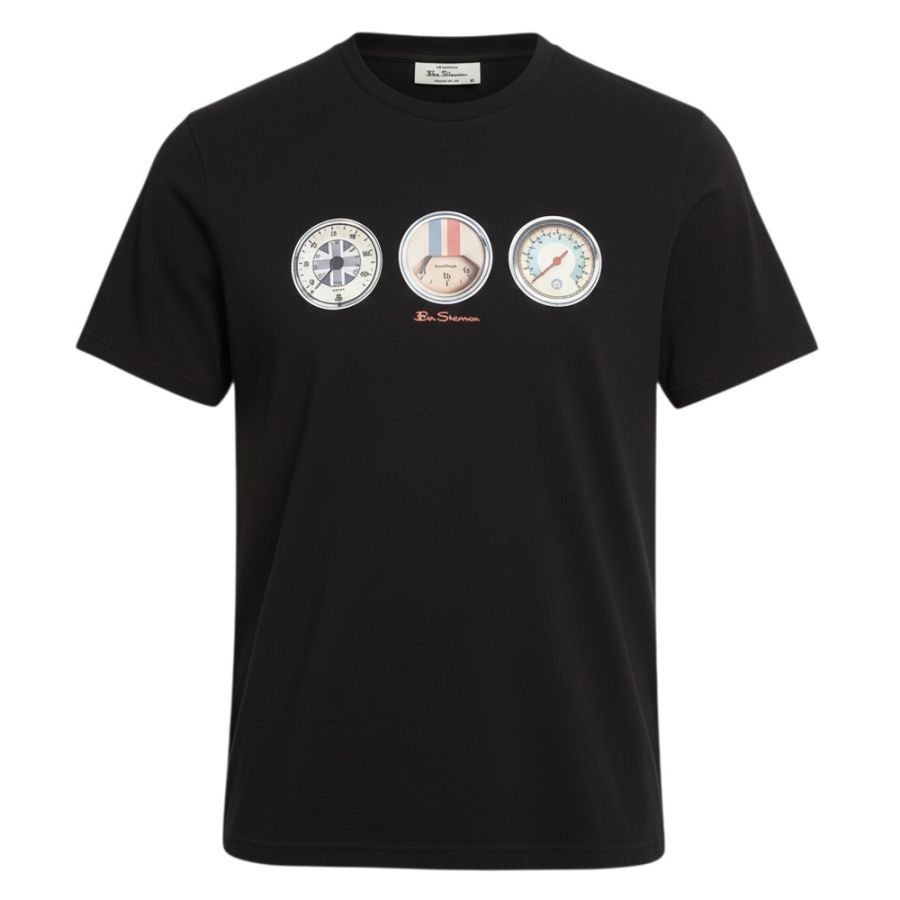 A11993 Ben Sherman Speed Printed T-Shirt