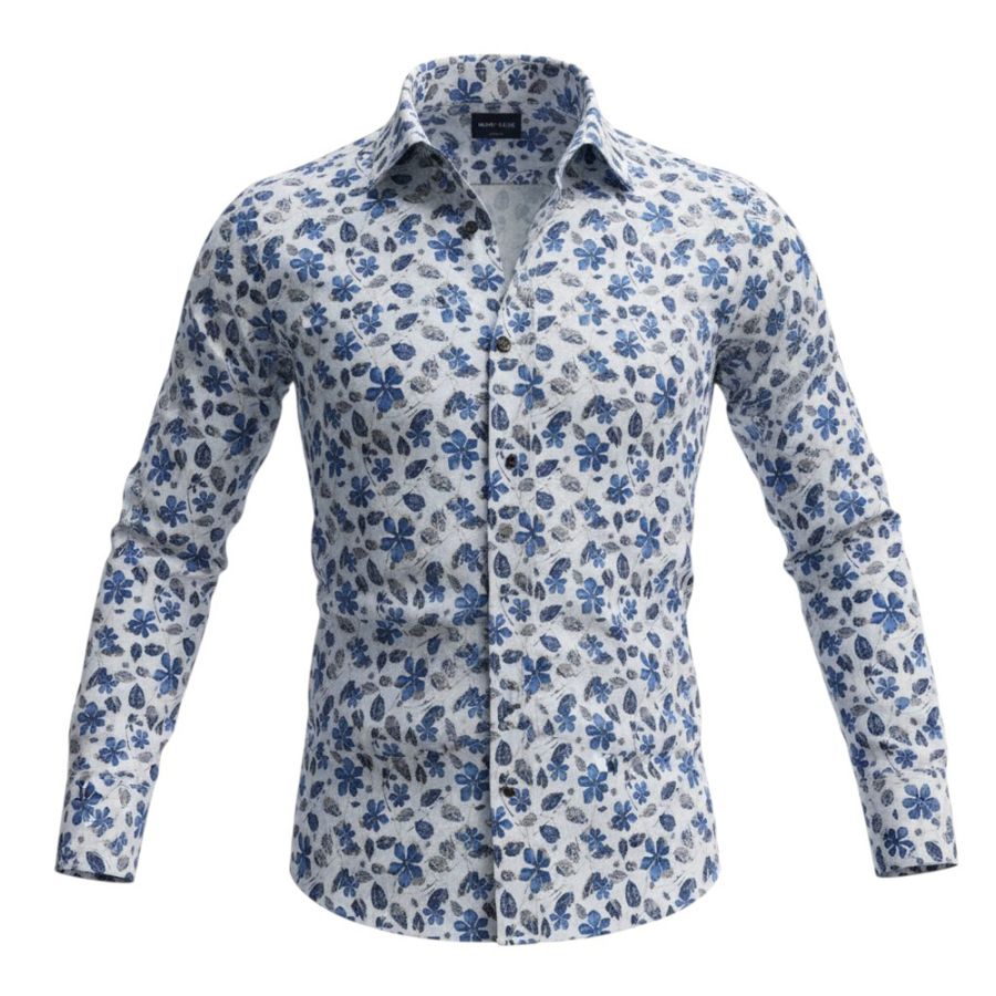 A11995 Marvelis Casual Fancy Print Shirt