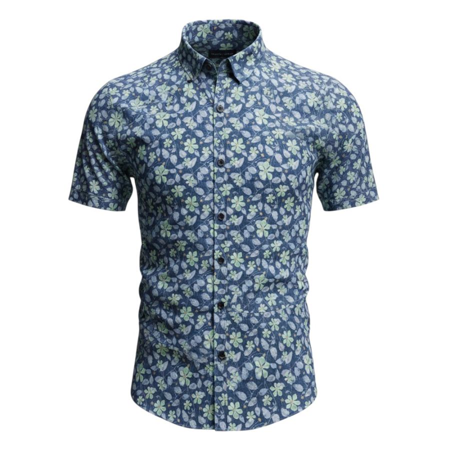 A11996 Marvelis Casual Fancy Print Shirt