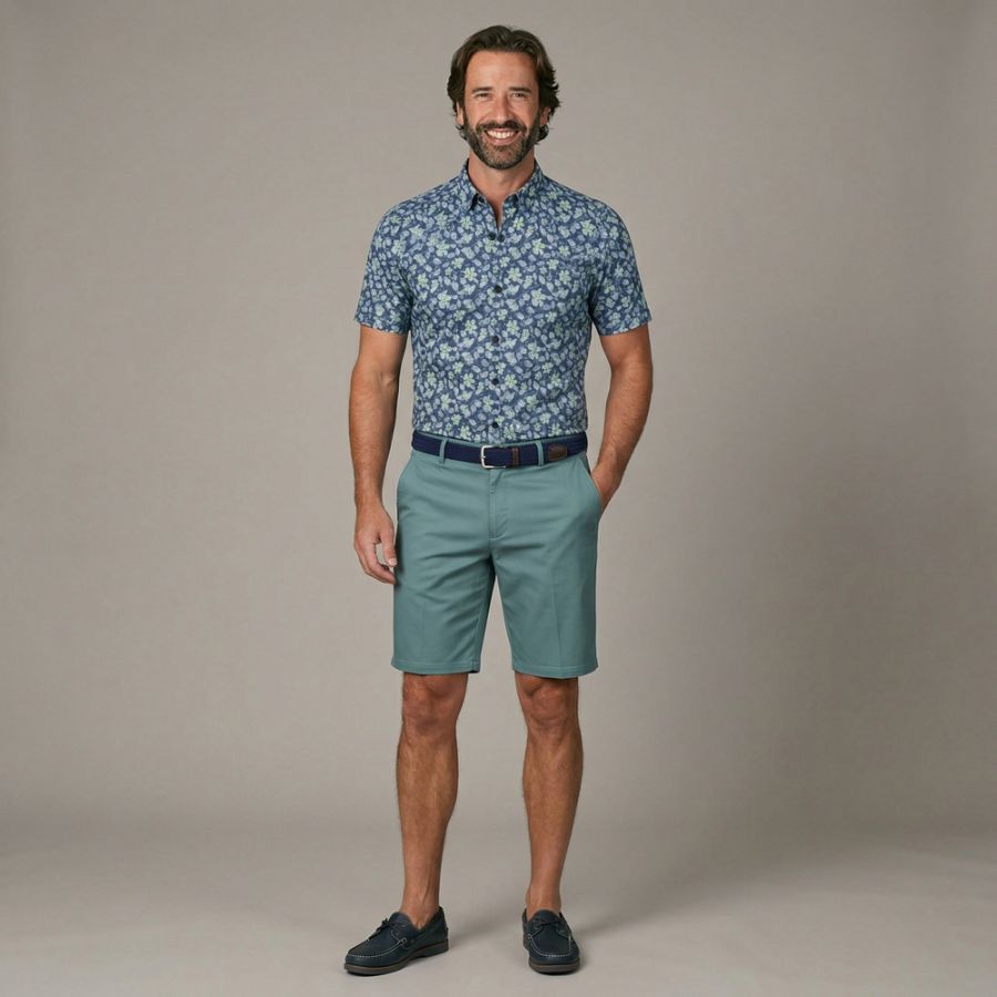 A11996 Marvelis Casual Fancy Print Shirt