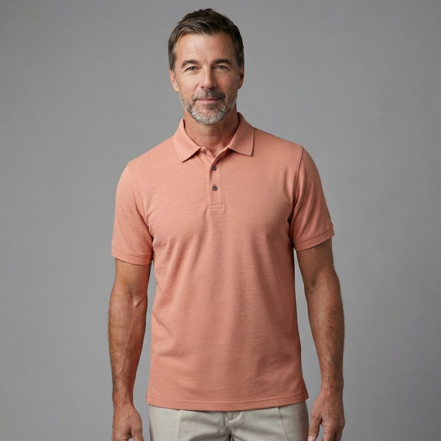 A11998 DG's Drifter Smart Polo Shirt (Light Orange)