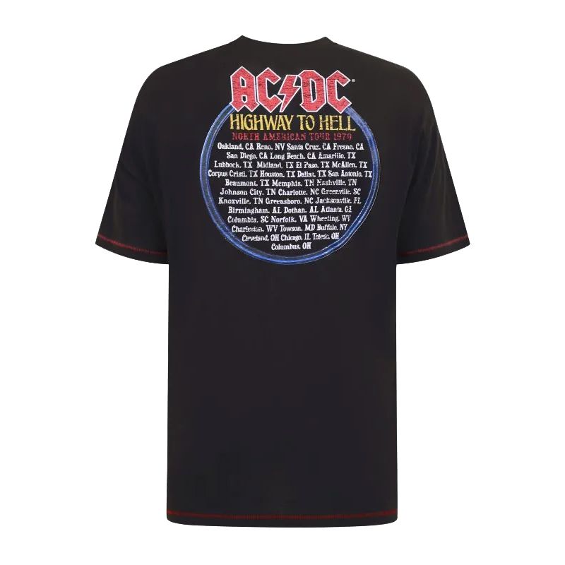 A12005 D555 Official ACDC Highway To Hell T Shirt