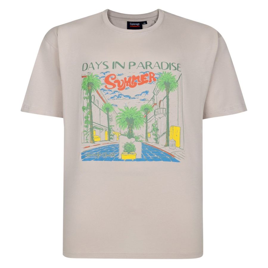 A12009 Espionage Paradise Printed T Shirt