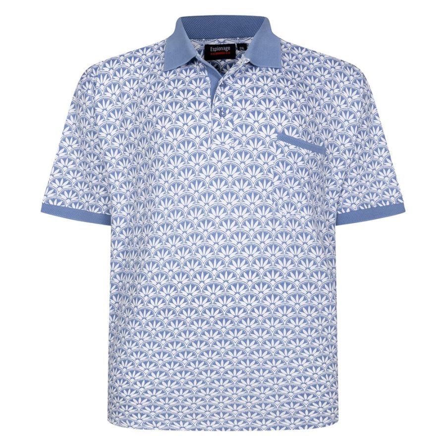 A12013 Espionage Printed Polo