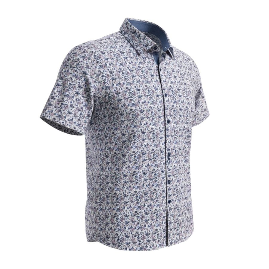 A12014 DG's Drifter Fancy Print Stretch Shirt