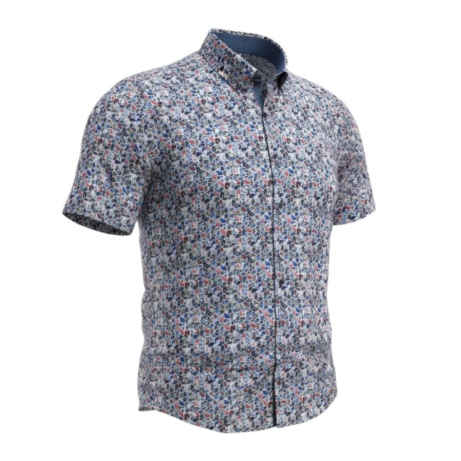 A12015 DG's Drifter Fancy Print Stretch Shirt