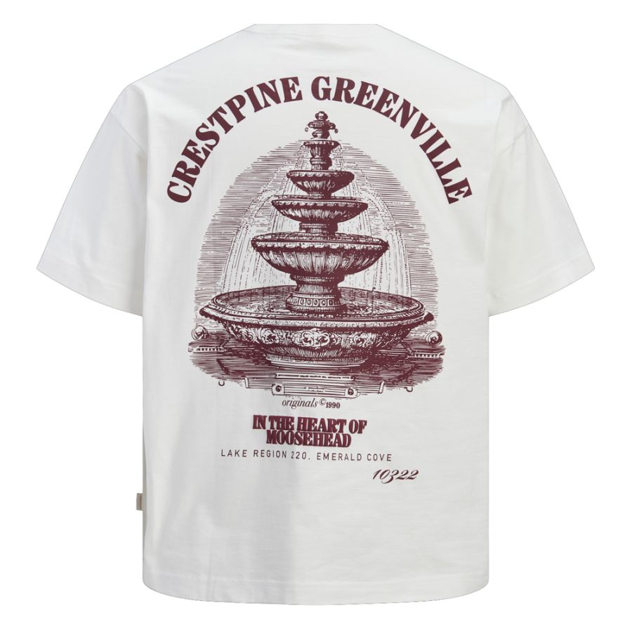 A12017 Jack & Jones Back Print T Shirt