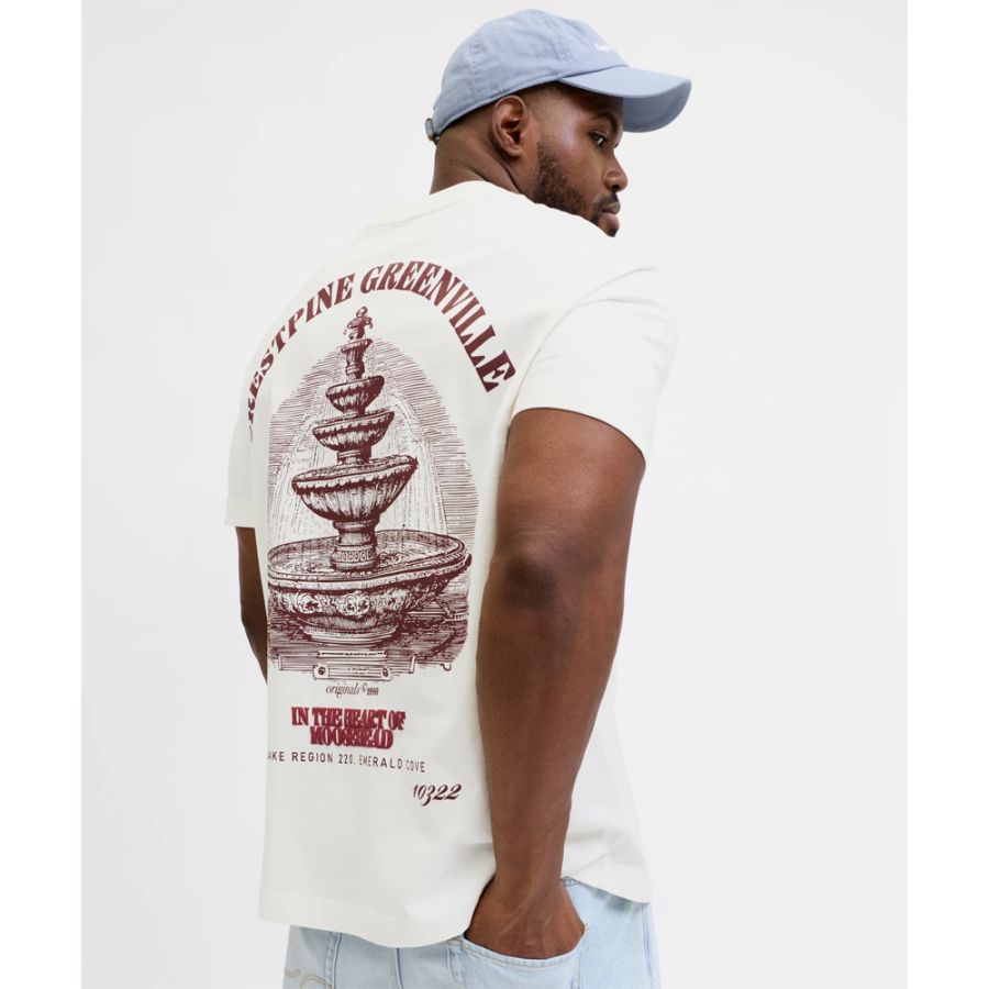 A12017 Jack & Jones Back Print T Shirt