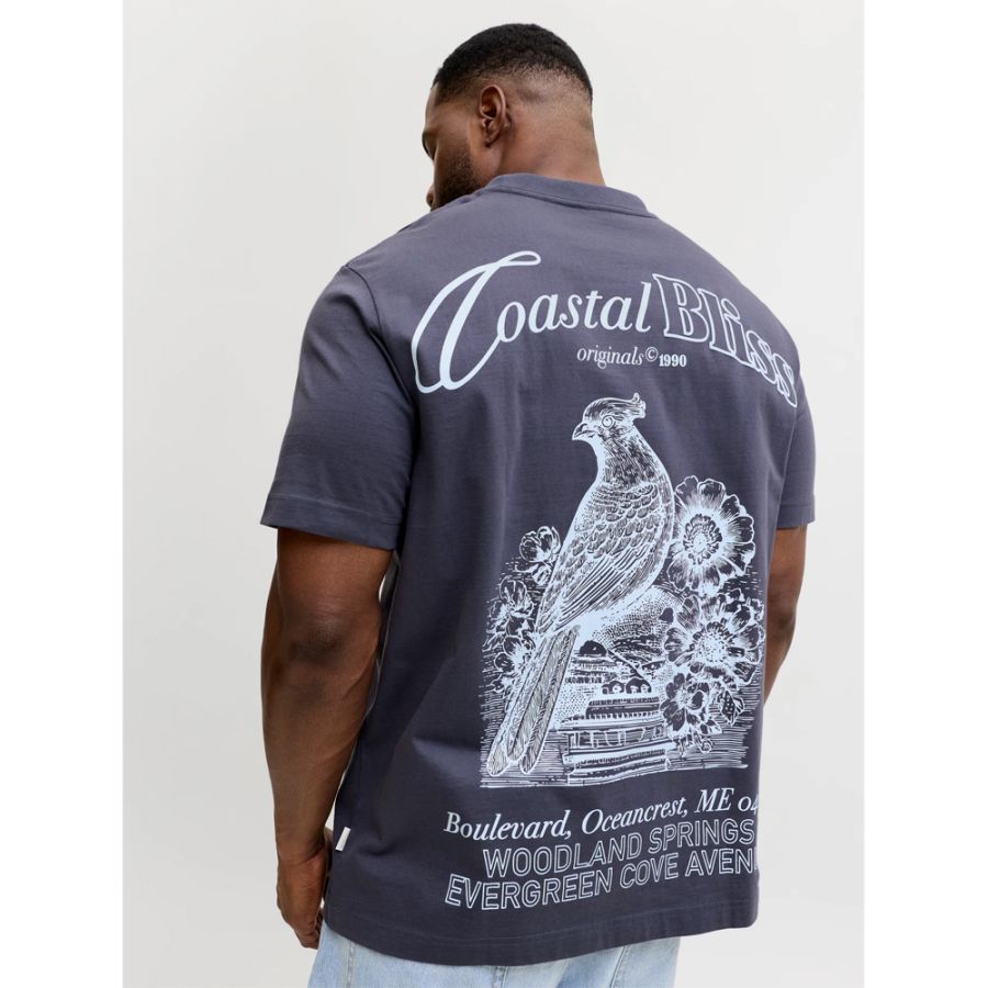 A12018 Jack & Jones Back Print T Shirt