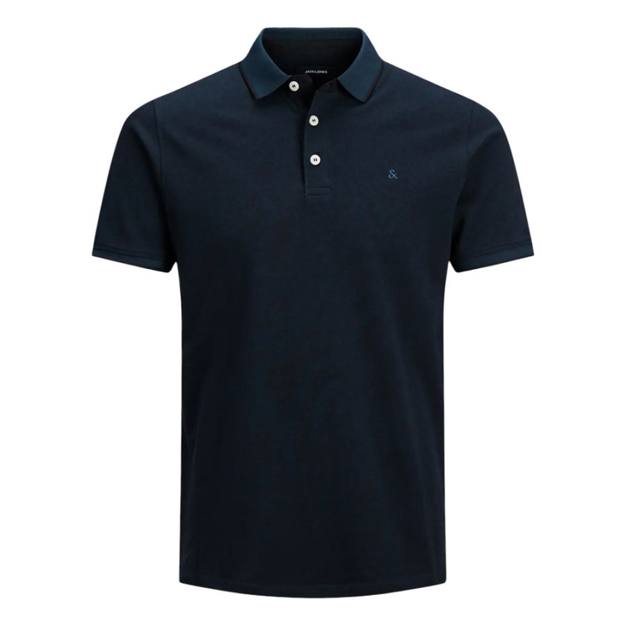 A12021 Jack & Jones Polo Shirt (Dark Navy)