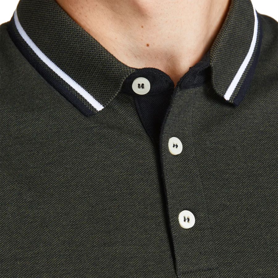 A12021 Jack & Jones Polo Shirt (Forest Night)
