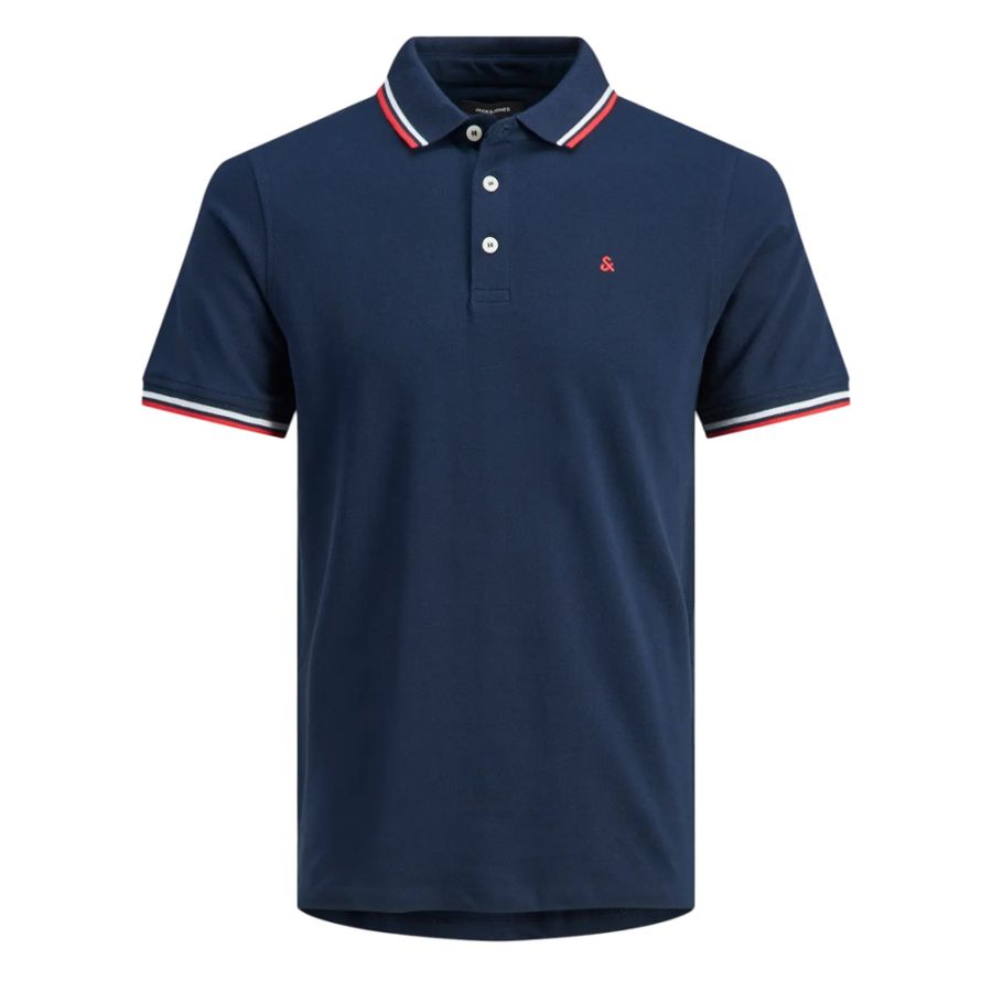 A12021 Jack & Jones Polo Shirt (Navy Blazer)