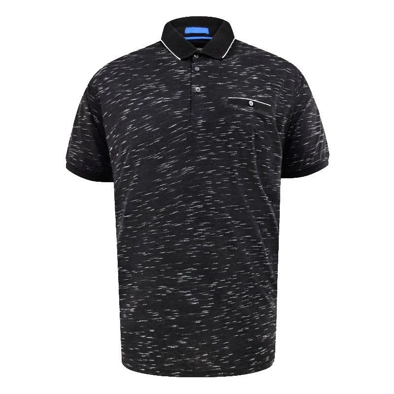 A12042 D555 Reno Polo with Jacquard Collar